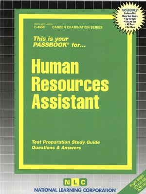 cover image of Human Resources Assistant